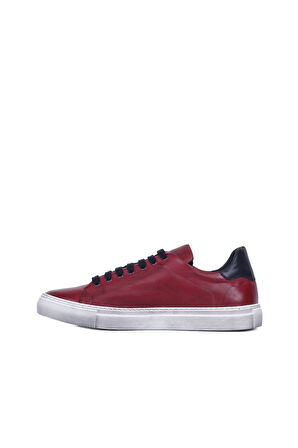 Bueno Shoes Bordo Deri Erkek Spor Ayakkabı 01mr9203