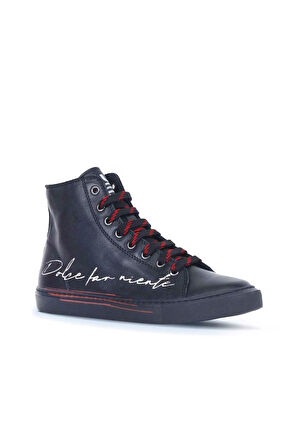 Bueno Shoes Siyah B91c01 Kadın Baskılı Spor Bot 01wr1806