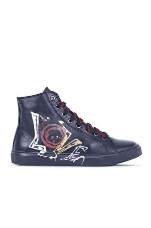 Bueno Shoes Siyah B53c01 Kadın Baskılı Spor Bot 01wr1806