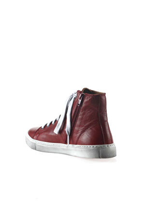 Bueno Shoes Bordo Deri Kadın Spor Bot 01wr1814