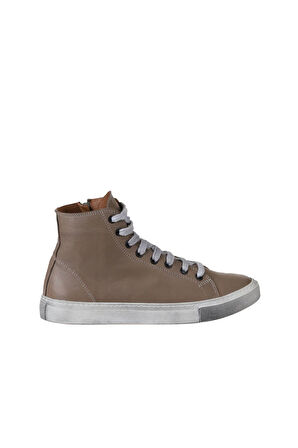 Bueno Shoes Gri Deri Kadın Spor Bot 01wr1814