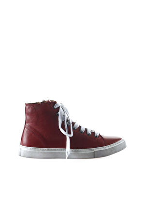 Bueno Shoes Bordo Deri Kadın Spor Bot 01wr1814