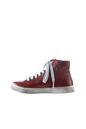 Bueno Shoes Bordo Deri Kadın Spor Bot 01wr1814