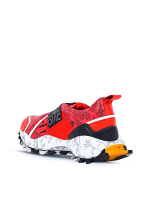 Bueno Shoes Kırmızı Deri Kadın Spor Ayakkabı 01wr2109