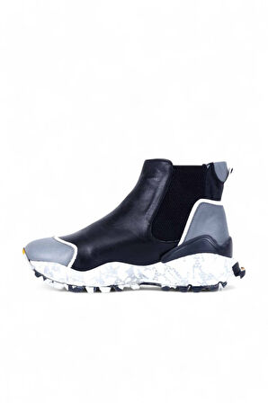 Bueno Shoes Gri Deri Kadın Spor Bot 01wr2110