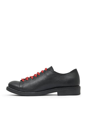 Bueno Shoes Kırmızı Deri Kadın Az Topuklu Ayakkabı 01wr3702