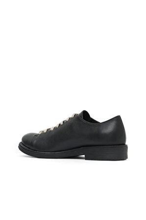 Bueno Shoes Bej Deri Kadın Az Topuklu Ayakkabı 01wr3702