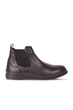 Bueno Shoes Siyah Deri Kadın Düz Bot 01wr6300