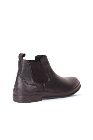 Bueno Shoes Siyah Deri Kadın Düz Bot 01wr6300
