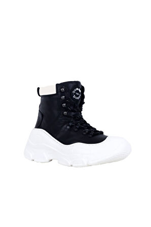 Bueno Shoes Beyaz Deri Kadın Spor Bot 01wr7501