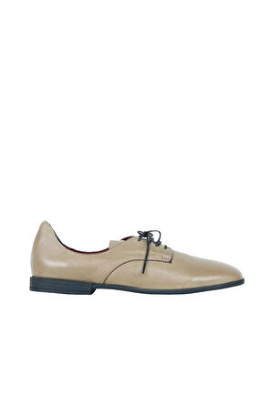Bueno Shoes Yeşil Deri Kadın Az Topuklu Ayakkabı 01wr8700