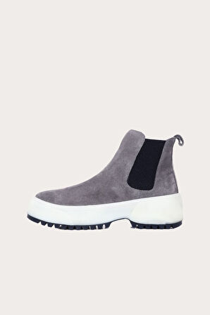 Bueno Shoes Gri Koyu Süet Kadın Spor Bot 01wr4701