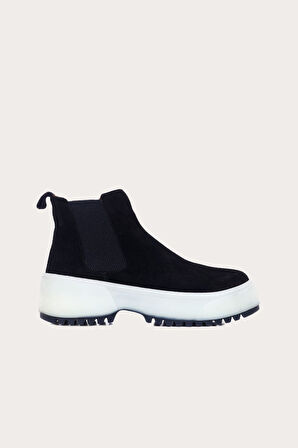 Bueno Shoes Siyah Süet Kadın Spor Bot 01wr4701