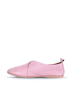 Bueno Shoes Gül Kurusu Deri Kadın Babet 01wn0710