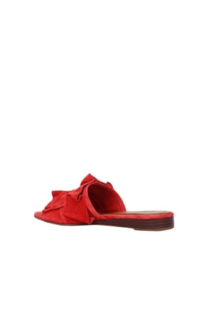 Bueno Shoes Nar Çiçeği Süet Kadın Düz Terlik 01wn1908