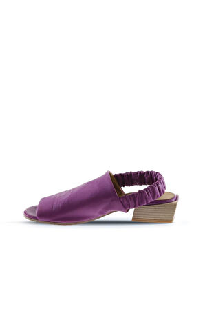 Bueno Shoes Lila Deri Kadın Topuklu Sandalet 01ws7503