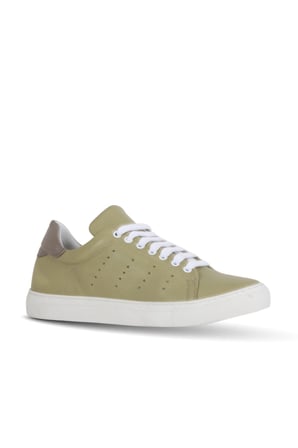 Bueno Shoes Haki Deri Erkek Spor Ayakkabı 01mq10706