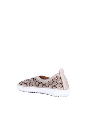 Bueno Shoes Gri Deri Kadın Günlük Ayakkabı 01wn9605