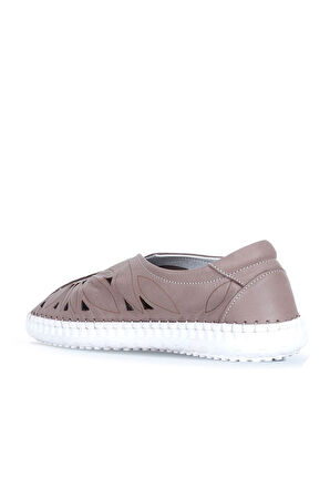 Bueno Shoes Gri Deri Kadın Günlük Ayakkabı 01wq0402