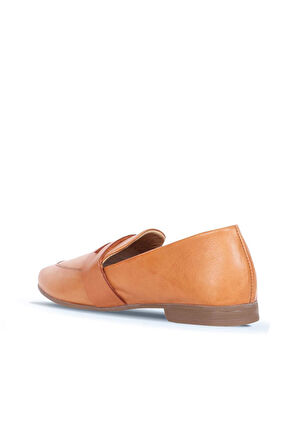 Bueno Shoes Taba Deri Kadın Loafer 01ws5302