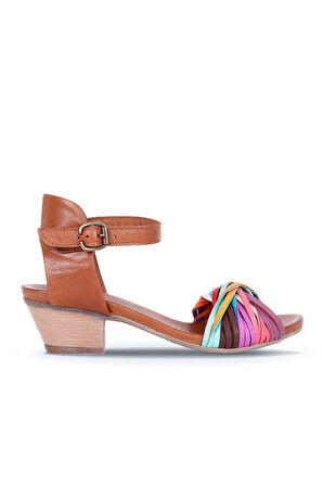 Bueno Shoes Multi M10 Deri Kadın Topuklu Sandalet 01wq1400