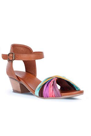 Bueno Shoes Multi M10 Deri Kadın Topuklu Sandalet 01wq1400