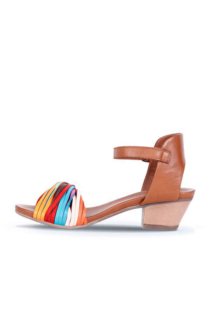 Bueno Shoes Multi M10 Deri Kadın Topuklu Sandalet 01wq1400