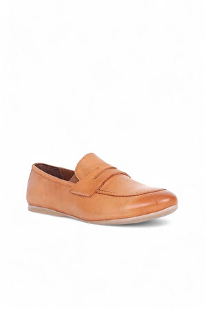 Bueno Shoes Taba Deri Kadın Loafer 01ws0317