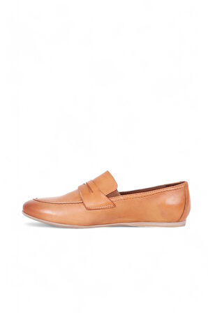 Bueno Shoes Taba Deri Kadın Loafer 01ws0317