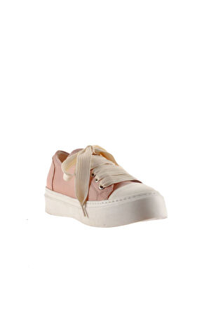 Bueno Shoes Pudra Beyaz Deri Kadın Düz Ayakkabı 01ws10900