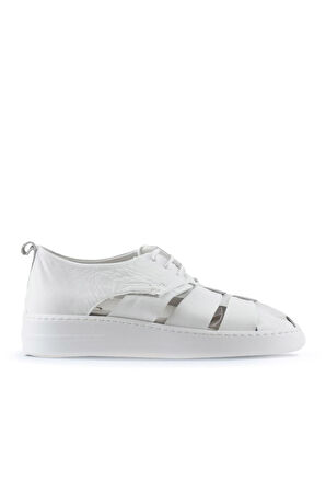 Bueno Shoes Beyaz Deri Erkek Spor Ayakkabı 01ms11302