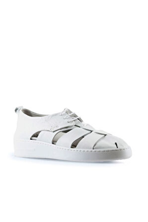 Bueno Shoes Beyaz Deri Erkek Spor Ayakkabı 01ms11302
