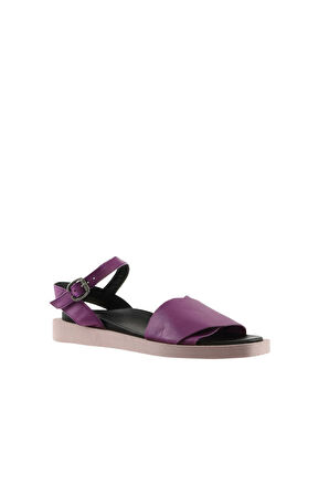 Bueno Shoes Lila Deri Kadın Sandalet 01wq9102
