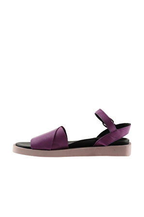Bueno Shoes Lila Deri Kadın Sandalet 01wq9102