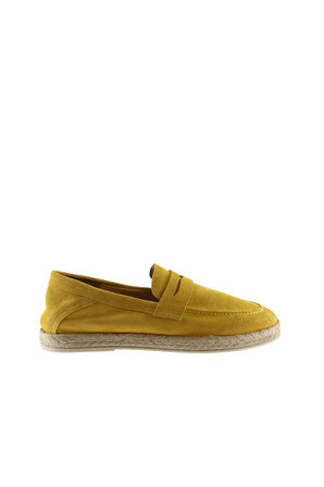 Bueno Shoes Sarı Süet Erkek Espadril Ayakkabı 01ms12700