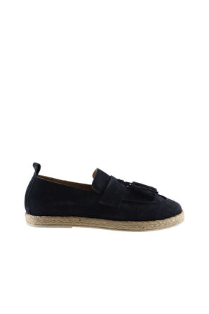 Bueno Shoes Lacivert Süet Erkek Espadril Ayakkabı 01ms12702