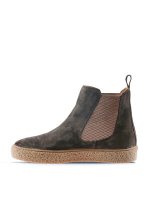 Bueno Shoes Kahverengi Koyu Süet Kadın Düz Bot 01wt3206