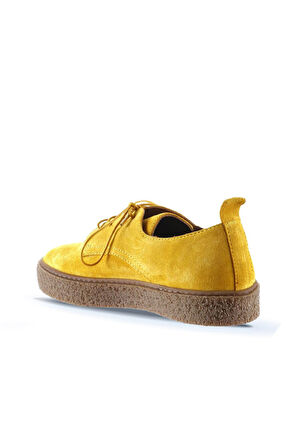 Bueno Shoes Sarı Süet Kadın Günlük Ayakkabı 01wt3207