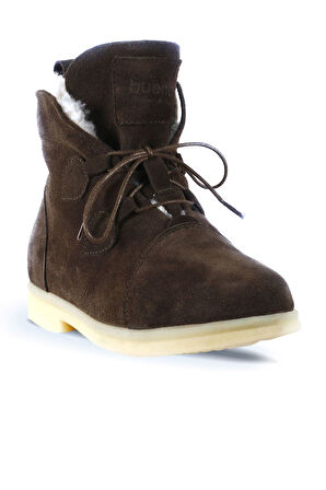 Bueno Shoes Haki Süet Kadın Düz Bot 01wt3301