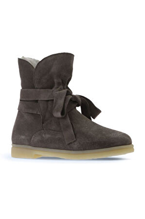 Bueno Shoes Vizon Süet Kadın Düz Bot 01wt3303