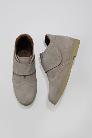 Bueno Shoes Bej Süet Kadın Düz Bot 01wt3312