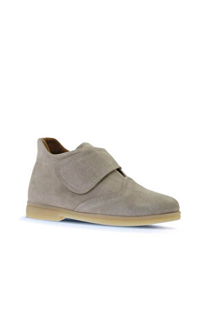 Bueno Shoes Bej Süet Kadın Düz Bot 01wt3312