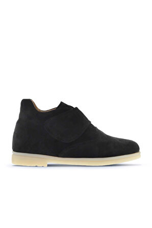 Bueno Shoes Siyah Süet Kadın Düz Bot 01wt3312