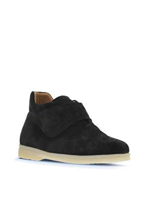 Bueno Shoes Siyah Süet Kadın Düz Bot 01wt3312