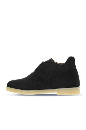 Bueno Shoes Siyah Süet Kadın Düz Bot 01wt3312