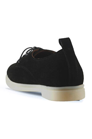 Bueno Shoes Siyah Süet Kadın Az Topuklu Ayakkabı 01wt3313
