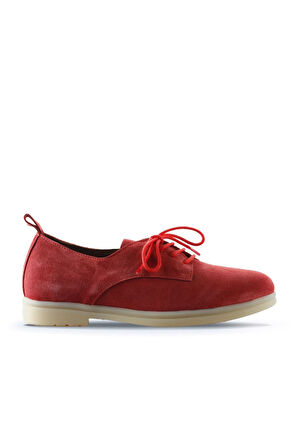 Bueno Shoes Nar Çiçeği Süet Kadın Az Topuklu Ayakkabı 01wt3313