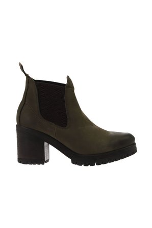 Bueno Shoes Haki Nubuk Kadın Topuklu Bot 01wr6905