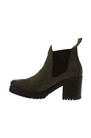 Bueno Shoes Haki Nubuk Kadın Topuklu Bot 01wr6905