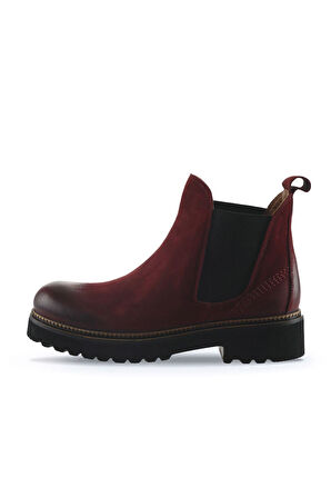 Bueno Shoes Bordo Nubuk Kadın Düz Bot 01wt0801